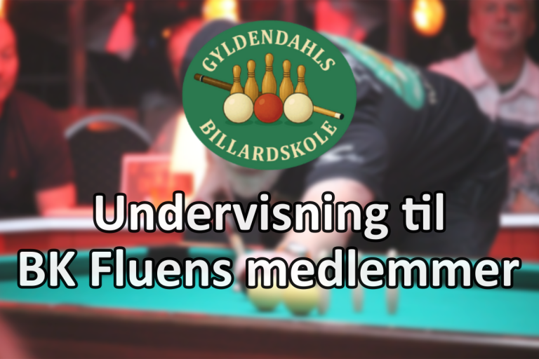 Få personlig undervisning af Johnny fra Gyldendahls Billardskole